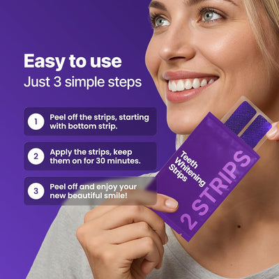 MilkyStrips® - Purple Teeth Whitening Strips
